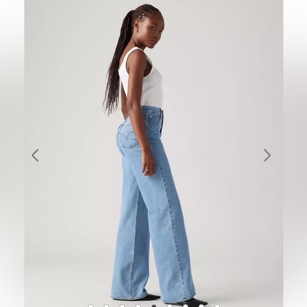 LEVI’S Premium Ribcage Wide Leg Jeans - Picture 4 of 16